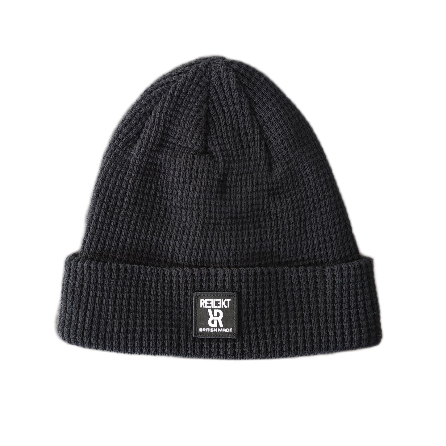 Waffle Beanie - Black