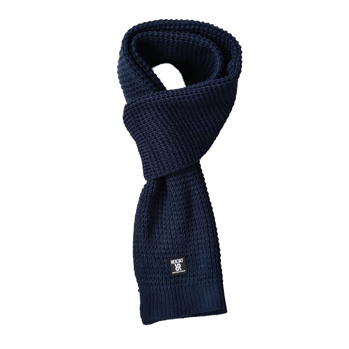 Waffle Scarf - Navy