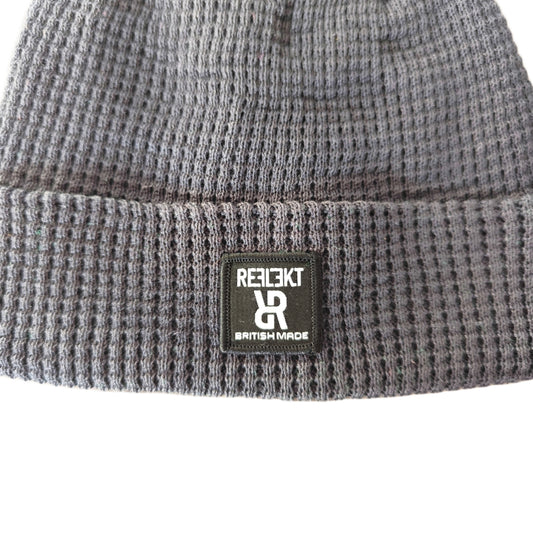 Waffle Beanie - Charcoal