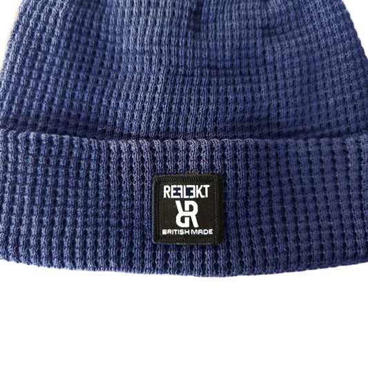 Waffle Beanie - Navy