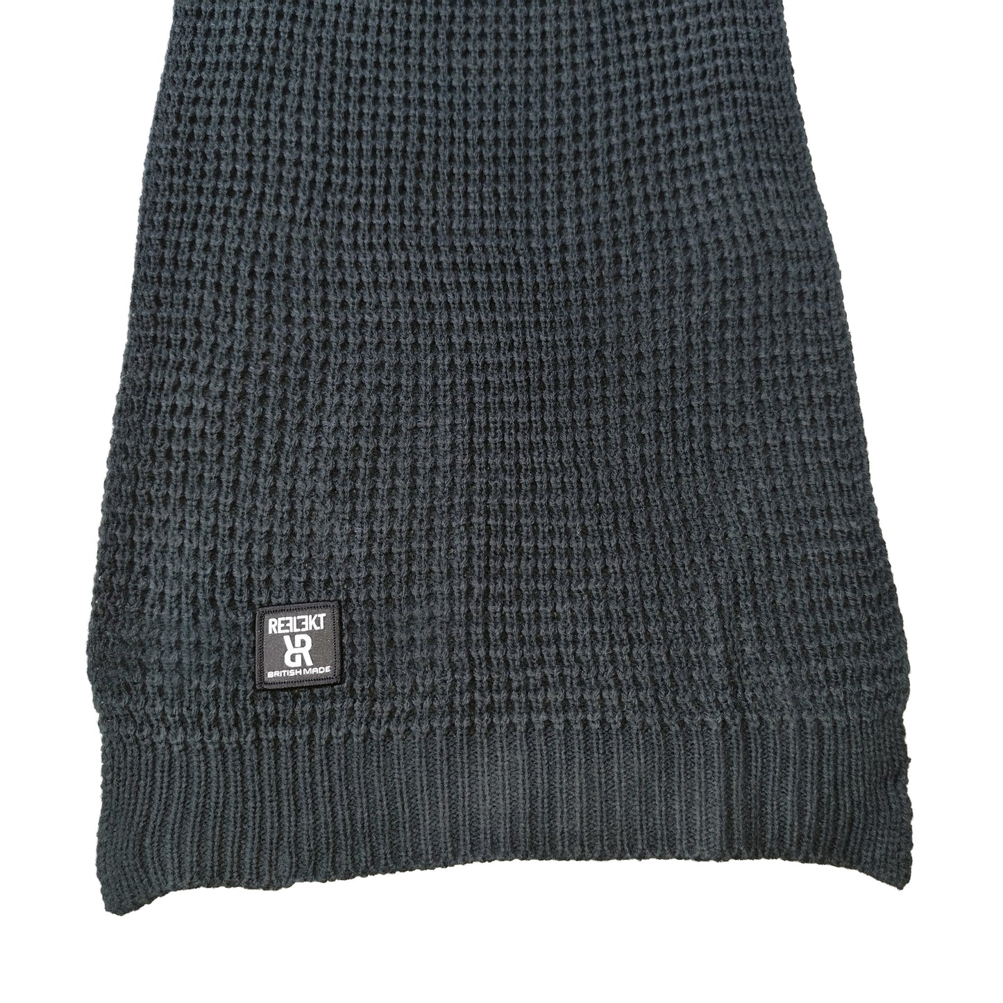 Waffle Scarf - Black