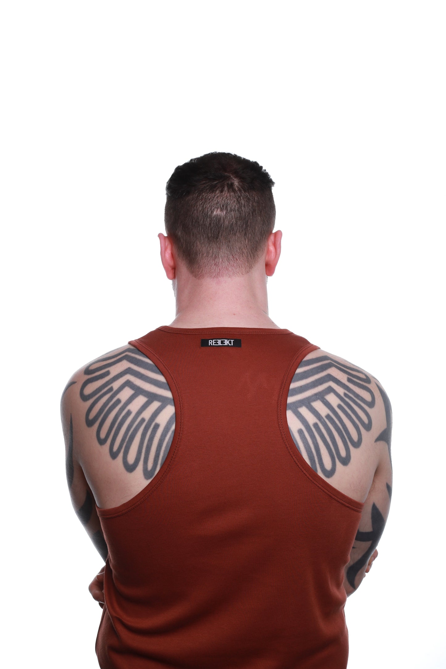 Blank Vest - Rust