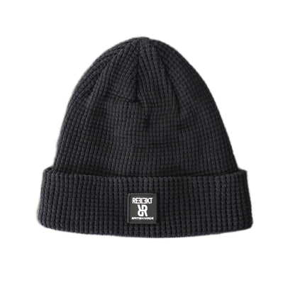Waffle Beanie - Black