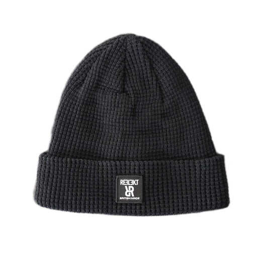 Waffle Beanie - Black