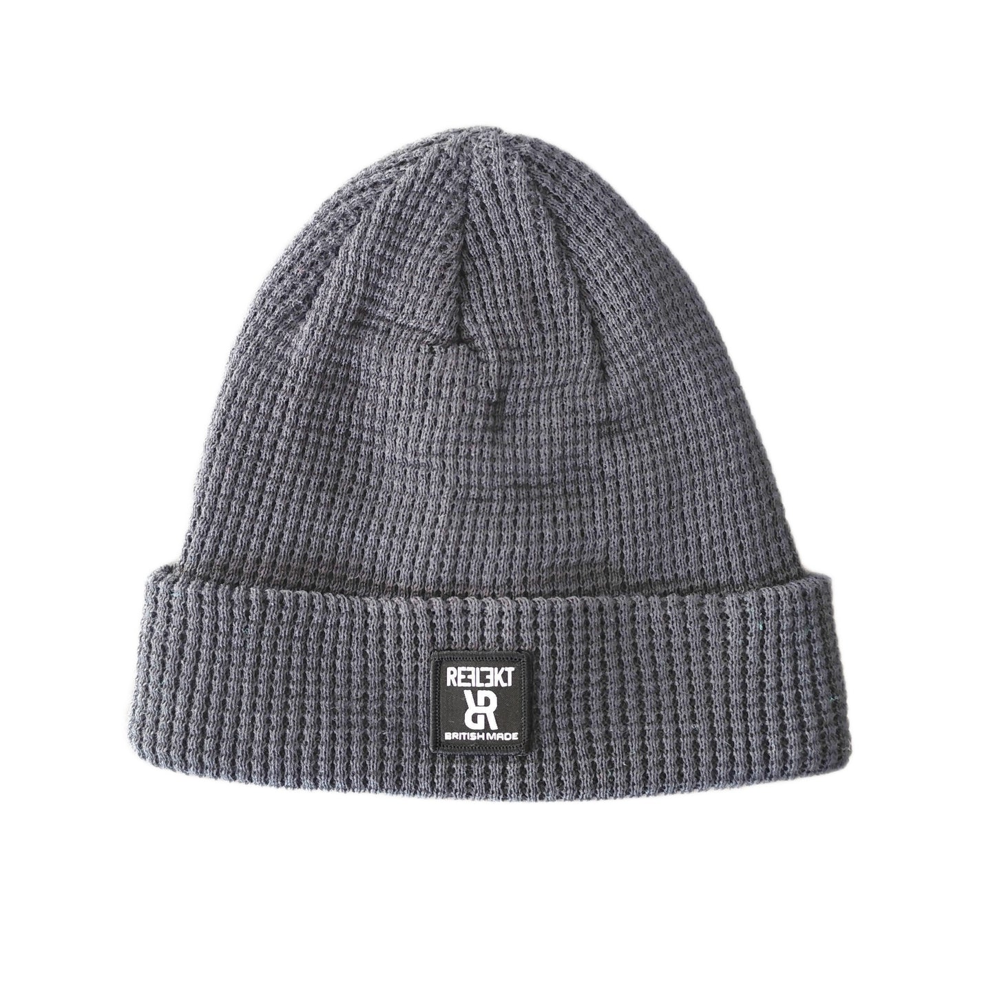 Waffle Beanie - Charcoal