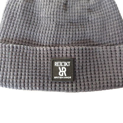 Waffle Beanie - Charcoal