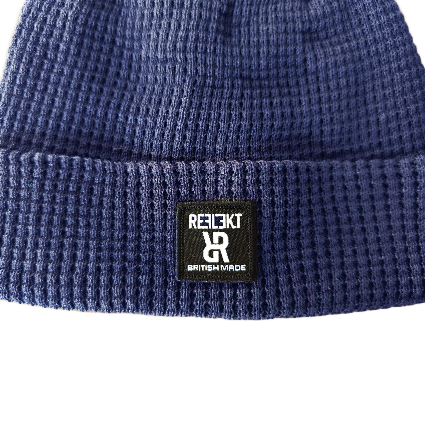 Waffle Beanie - Navy