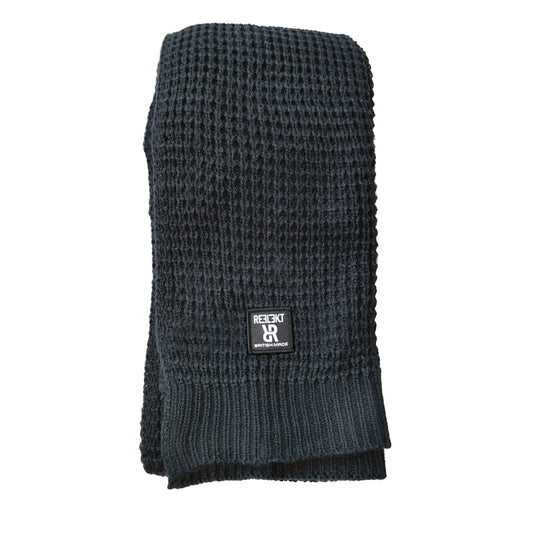 Waffle Scarf - Black