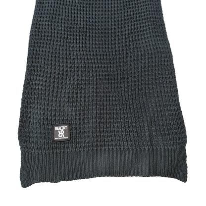 Waffle Scarf - Black