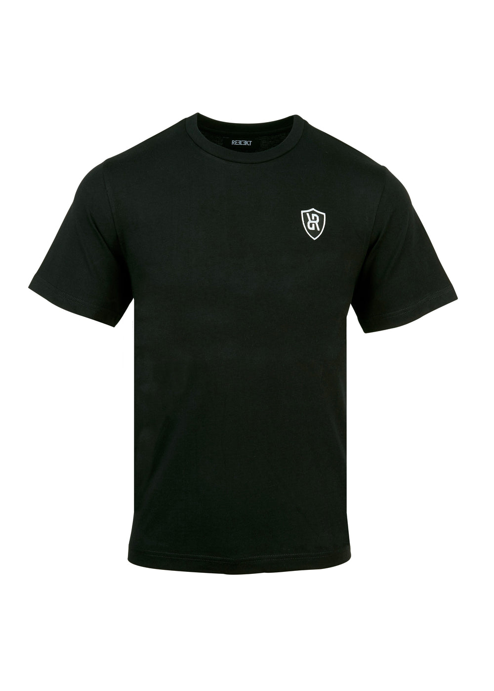 Black British‑made REFLEKT Signature T‑shirt with front Signature branding.